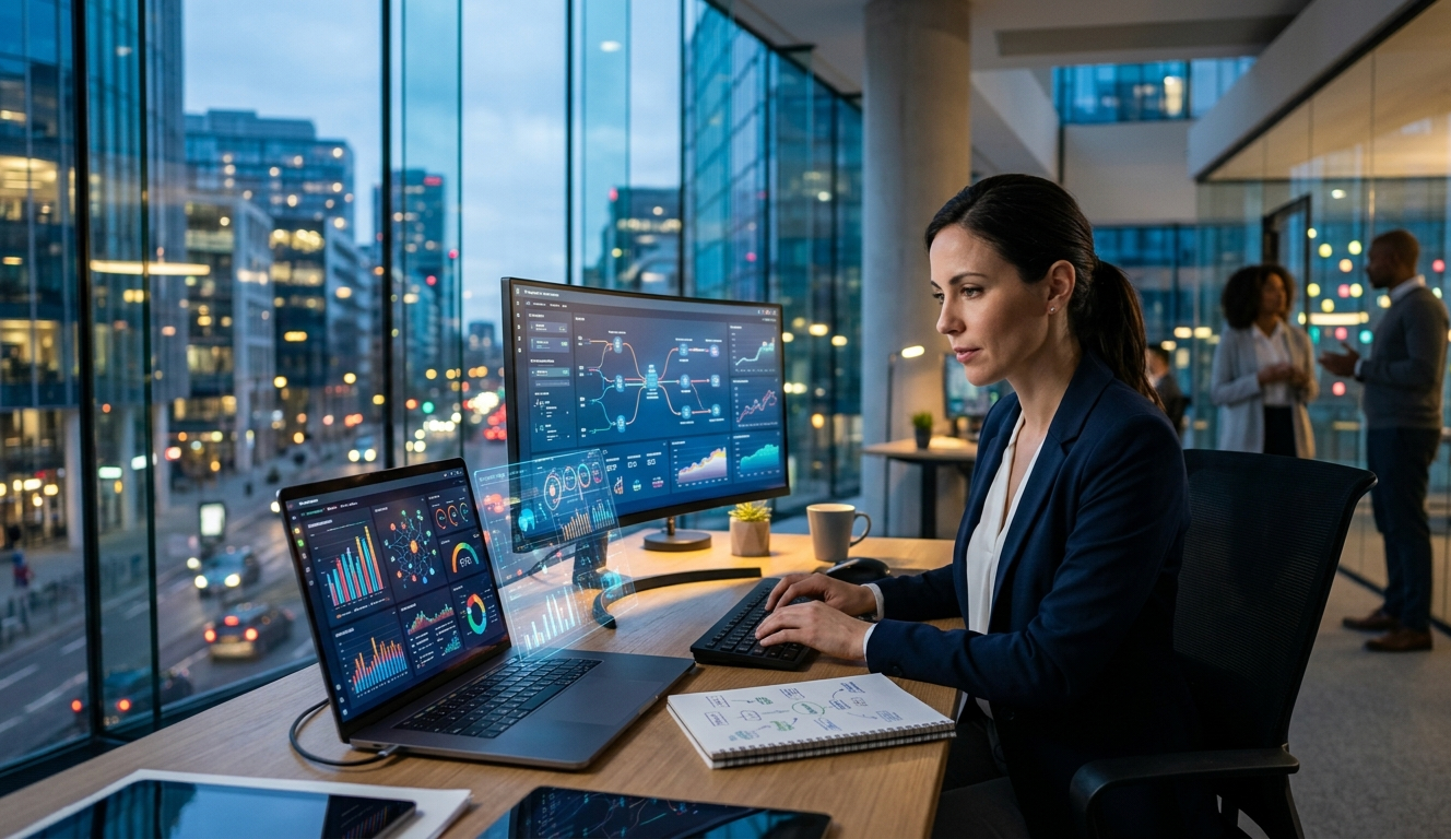 EO PIS business performance dashboard displaying analytics, operational metrics, and executive decision-making insights.